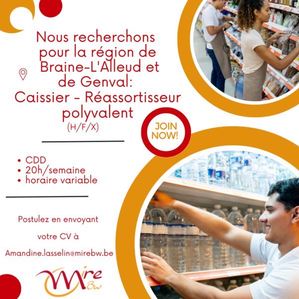 Réassortisseur polyvalent (H/F/X) Réassortisseur polyvalent (H/F/X)