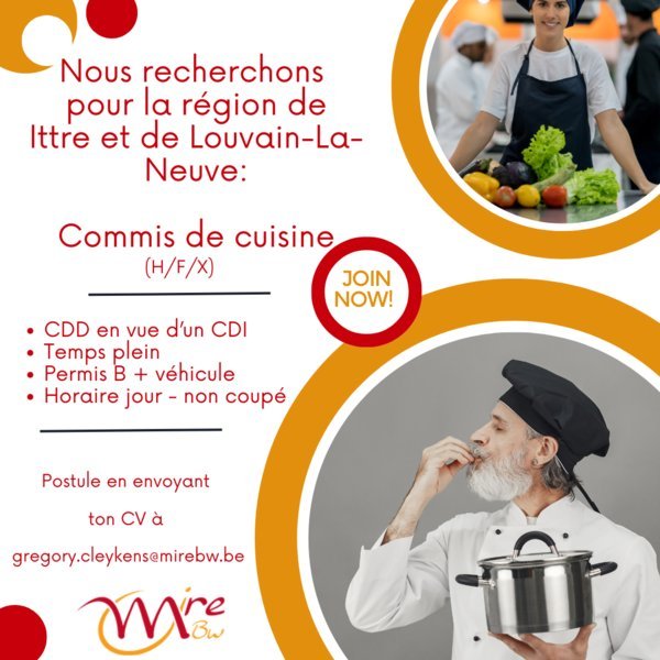 COMMIS DE CUISINE (H/F/X) COMMIS DE CUISINE (H/F/X)