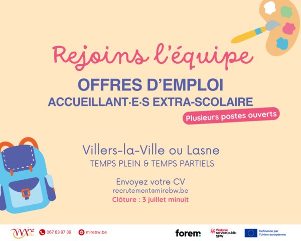 Accueillant·e·s extra-scolaire Accueillant·e·s extra-scolaire