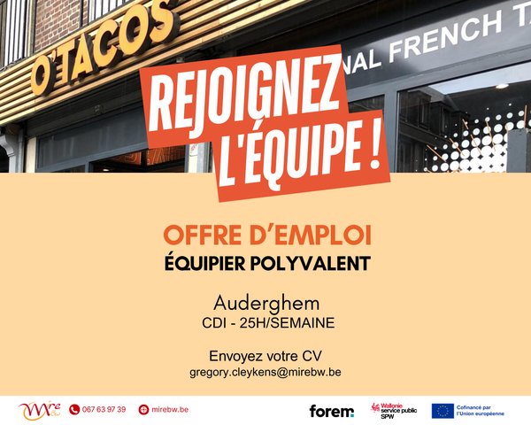 Équipier.ère Polyvalent.e - O'Tacos Équipier.ère Polyvalent.e - O'Tacos